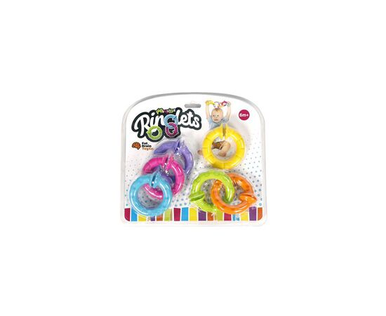 Погремушка Fat Brain Toys набор прорезывателей Гибкие колечки pipSquigz Ringlets (F250ML), изображение 4 Погремушка Fat Brain Toys набор прорезывателей Гибкие колечки pipSquigz Ringlets (F250ML), изображение 4