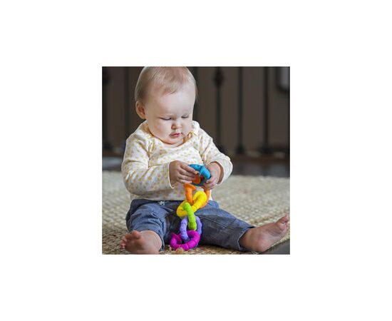 Погремушка Fat Brain Toys набор прорезывателей Гибкие колечки pipSquigz Ringlets (F250ML), изображение 5 Погремушка Fat Brain Toys набор прорезывателей Гибкие колечки pipSquigz Ringlets (F250ML), изображение 5