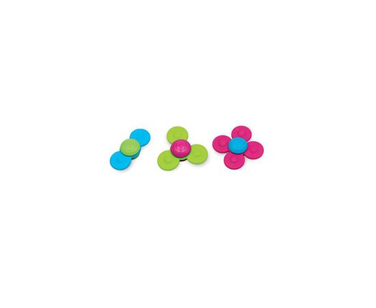 Брязкальце Fat Brain Toys набір прорізувачів-спінерів із присосками Whirly Squigz 3 шт (F210ML)