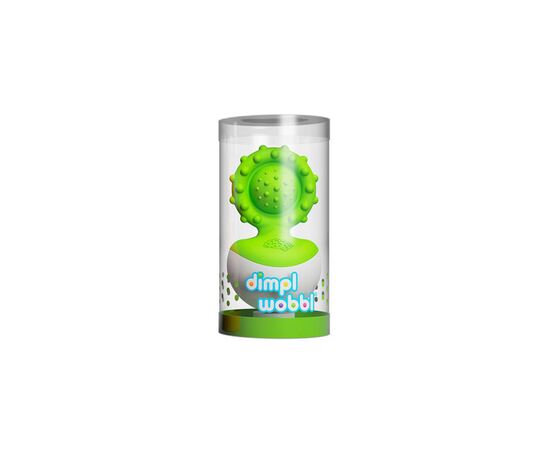 Погремушка Fat Brain Toys прорезыватель-неваляшка dimpl wobl зеленый (F2173ML), изображение 2 Погремушка Fat Brain Toys прорезыватель-неваляшка dimpl wobl зеленый (F2173ML), изображение 2