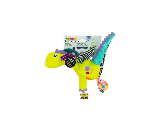 Игрушка на коляску Lamaze Дракончик машет крыльями (L27565), изображение 3 Игрушка на коляску Lamaze Дракончик машет крыльями (L27565), изображение 3