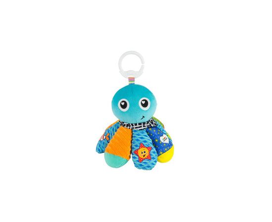 Игрушка на коляску Lamaze Осьминог с пищалкой и зеркальцем (L27514)