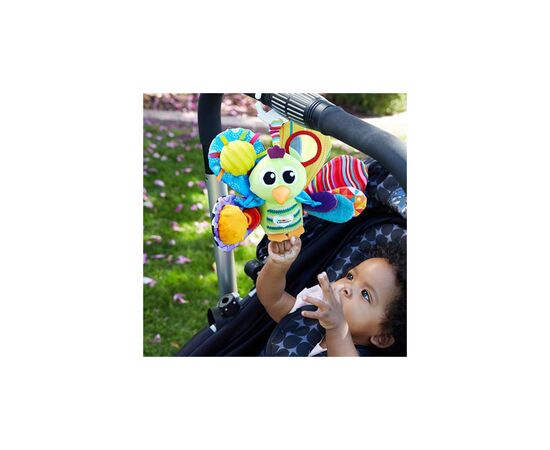 Игрушка на коляску Lamaze Павлин с пищалкой (L27013), изображение 5 Игрушка на коляску Lamaze Павлин с пищалкой (L27013), изображение 5