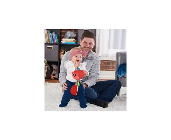 Игрушка на коляску Lamaze Яблочко с прорезывателем (L27383), изображение 4 Игрушка на коляску Lamaze Яблочко с прорезывателем (L27383), изображение 4
