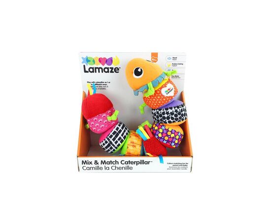 Развивающая игрушка Lamaze Собери гусеницу (L27244), изображение 2 Развивающая игрушка Lamaze Собери гусеницу (L27244), изображение 2