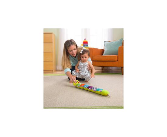 Развивающая игрушка Lamaze Червячок с вибрацией (L27107), изображение 4 Развивающая игрушка Lamaze Червячок с вибрацией (L27107), изображение 4