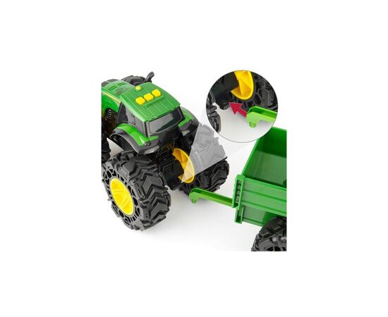 Спецтехніка John Deere Kids Monster Treads із причепом і великими колесами (47353), зображення 6 Спецтехніка John Deere Kids Monster Treads із причепом і великими колесами (47353), зображення 6