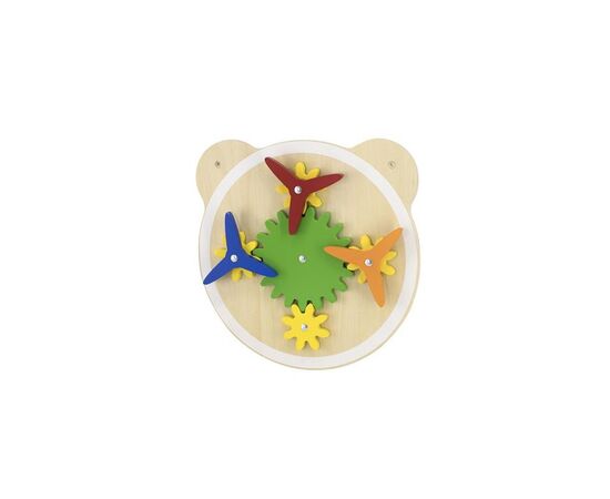 Розвиваюча іграшка Viga Toys Бізіборд Млини та шестерні (44553FSC)