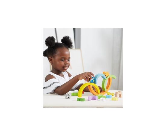 Развивающая игрушка Viga Toys игра-баланс Радуга (44590), изображение 6 Развивающая игрушка Viga Toys игра-баланс Радуга (44590), изображение 6