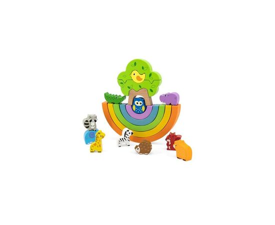 Развивающая игрушка Viga Toys игра-баланс Радуга (44590)