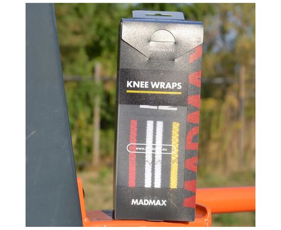 Бинт для спорту MadMax на коліна Knee Wraps Black (MFA-292-U), зображення 3 Бинт для спорту MadMax на коліна Knee Wraps Black (MFA-292-U), зображення 3