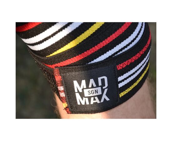 Бинт для спорту MadMax на коліна Knee Wraps Black (MFA-292-U), зображення 7 Бинт для спорту MadMax на коліна Knee Wraps Black (MFA-292-U), зображення 7