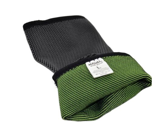 Фиксатор локтя MadMax MFA-283 3D Compressive elbow support Dark grey/Neon green S (MFA-283_S), изображение 3 Фиксатор локтя MadMax MFA-283 3D Compressive elbow support Dark grey/Neon green S (MFA-283_S), изображение 3