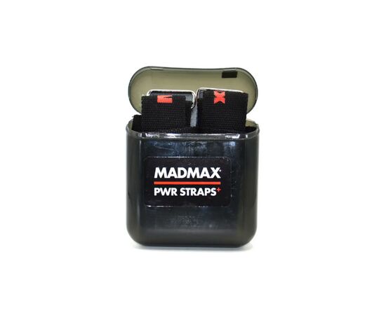 Кистевые лямки MadMax PWR Straps + Black/Grey/Red (MFA-332-U), изображение 2 Кистевые лямки MadMax PWR Straps + Black/Grey/Red (MFA-332-U), изображение 2