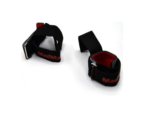 Кистевые лямки MadMax PWR Straps + Black/Grey/Red (MFA-332-U), изображение 5 Кистевые лямки MadMax PWR Straps + Black/Grey/Red (MFA-332-U), изображение 5