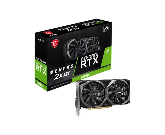 Видеокарта MSI GeForce RTX3050 8Gb VENTUS 2X XS OC (RTX 3050 VENTUS 2X XS 8G OC), изображение 5 Видеокарта MSI GeForce RTX3050 8Gb VENTUS 2X XS OC (RTX 3050 VENTUS 2X XS 8G OC), изображение 5