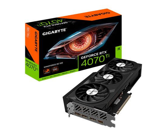 Видеокарта GIGABYTE GeForce RTX4070Ti 12Gb WINDFORCE OC (GV-N407TWF3OC-12GD), изображение 8 Видеокарта GIGABYTE GeForce RTX4070Ti 12Gb WINDFORCE OC (GV-N407TWF3OC-12GD), изображение 8