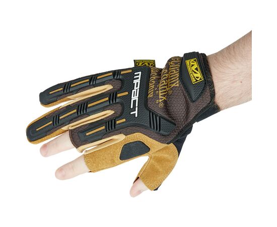 Тактические перчатки Mechanix M-Pact Framer Leather L Brown (LFR-75-010), изображение 3 Тактические перчатки Mechanix M-Pact Framer Leather L Brown (LFR-75-010), изображение 3
