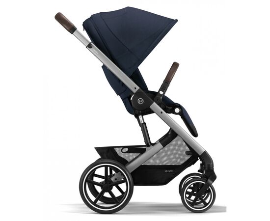 Коляска Cybex Balios S Lux SLV Ocean Blue (с бампером) (522003755), изображение 3 Коляска Cybex Balios S Lux SLV Ocean Blue (с бампером) (522003755), изображение 3
