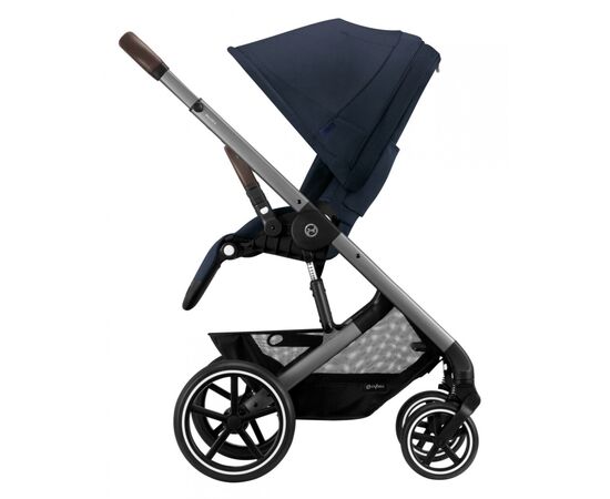 Коляска Cybex Balios S Lux SLV Ocean Blue (с бампером) (522003755), изображение 4 Коляска Cybex Balios S Lux SLV Ocean Blue (с бампером) (522003755), изображение 4