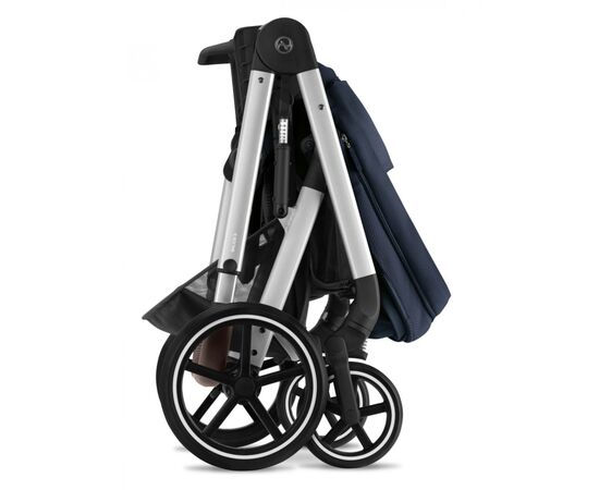 Коляска Cybex Balios S Lux SLV Ocean Blue (с бампером) (522003755), изображение 6 Коляска Cybex Balios S Lux SLV Ocean Blue (с бампером) (522003755), изображение 6