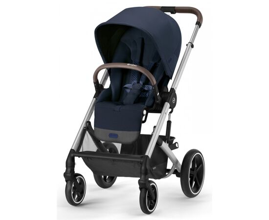 Коляска Cybex Balios S Lux SLV Ocean Blue (з бампером) (522003755)