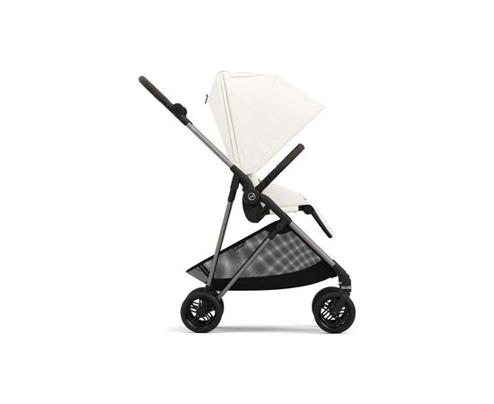 Коляска Cybex Melio Cotton White (с бампером) (522002659), изображение 3 Коляска Cybex Melio Cotton White (с бампером) (522002659), изображение 3