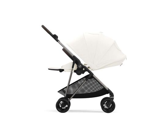 Коляска Cybex Melio Cotton White (с бампером) (522002659), изображение 6 Коляска Cybex Melio Cotton White (с бампером) (522002659), изображение 6