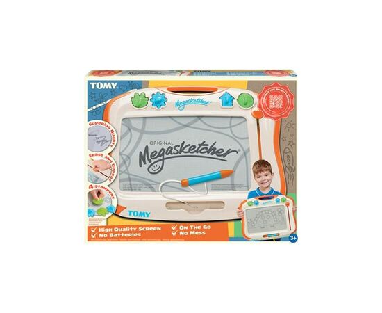 Набір для творчості Megasketcher дошка магнітна для малювання, біло-помаранчеви (T6555), зображення 2 Набір для творчості Megasketcher дошка магнітна для малювання, біло-помаранчеви (T6555), зображення 2
