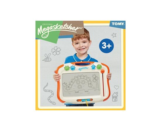 Набір для творчості Megasketcher дошка магнітна для малювання, біло-помаранчеви (T6555), зображення 4 Набір для творчості Megasketcher дошка магнітна для малювання, біло-помаранчеви (T6555), зображення 4