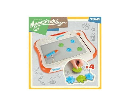 Набір для творчості Megasketcher дошка магнітна для малювання, біло-помаранчеви (T6555), зображення 5 Набір для творчості Megasketcher дошка магнітна для малювання, біло-помаранчеви (T6555), зображення 5