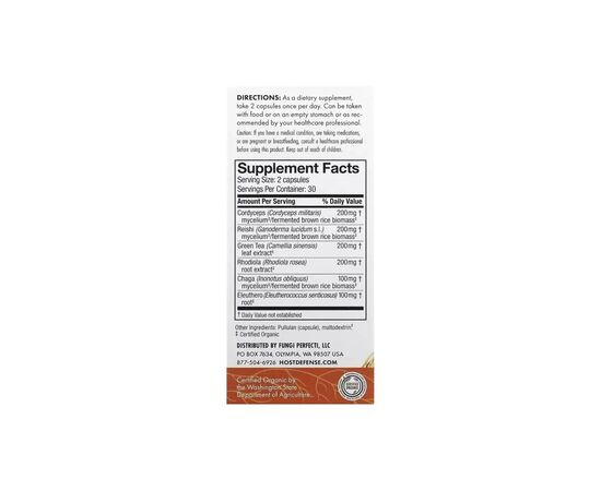 Травы Fungi Perfecti Грибы для усиления жизненной энергии, MycoBotanicals, Energy, 60 к (FPI-28123), изображение 3 Травы Fungi Perfecti Грибы для усиления жизненной энергии, MycoBotanicals, Energy, 60 к (FPI-28123), изображение 3