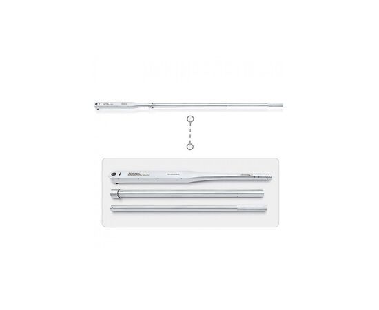 Ключ Toptul динамометричний 1"x950-2350мм 750-2000Nm алюмінієвий (ANAQ32B0), зображення 2 Ключ Toptul динамометричний 1"x950-2350мм 750-2000Nm алюмінієвий (ANAQ32B0), зображення 2