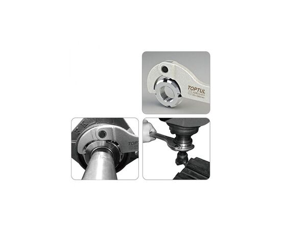 Ключ Toptul для круглих шліцьових гайок шарнірний 35-50мм (AEEX1A50), зображення 3 Ключ Toptul для круглих шліцьових гайок шарнірний 35-50мм (AEEX1A50), зображення 3