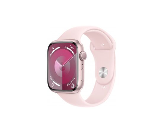 Смарт-часы Apple Watch Series 9 GPS 41mm Pink Aluminium Case with Light Pink Sport Band - S/M (MR933QP/A)