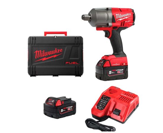 Гайковерт Milwaukee высокомоментный 3/4" 2034Нм M18 FUEL ONEFHIWF34-502X ONE-KEY (4933459730), изображение 7 Гайковерт Milwaukee высокомоментный 3/4" 2034Нм M18 FUEL ONEFHIWF34-502X ONE-KEY (4933459730), изображение 7