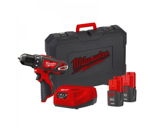 Шуруповерт Milwaukee M12 BDD-152C PROMOTION IN2 (4933451460), изображение 2 Шуруповерт Milwaukee M12 BDD-152C PROMOTION IN2 (4933451460), изображение 2