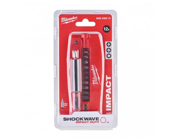 Набор бит Milwaukee SHOCKWAVE "Крокодил 2", 12шт (4932430910), изображение 4
