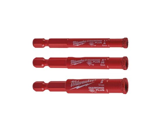 Коронка Milwaukee Diamond Plus 3шт (4932471771)