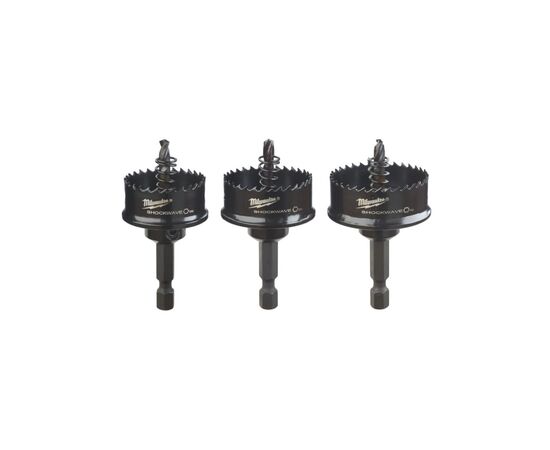 Коронка Milwaukee Shockwave 22/29/35мм 3шт (49224800)