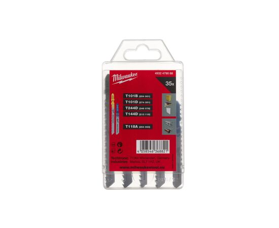 Полотно Milwaukee набор для электролобзиков – 35 шт (4932479088), изображение 2