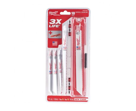 Полотно Milwaukee набор для сабельной пилы SAWZALL THIN KERF 10шт (49222211), изображение 2