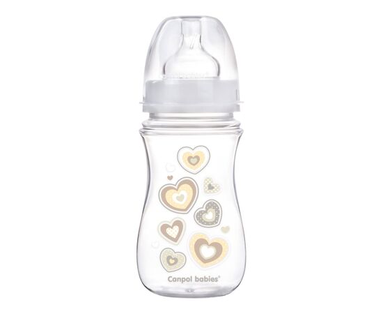 Бутылочка для кормления Canpol babies антиколиковая EasyStart Newborn baby с широк.отверст. 240 мл (35/217_bei)
