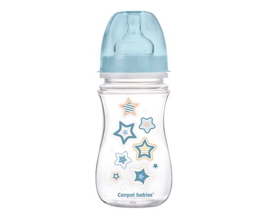 Пляшечка для годування Canpol babies антиколькова EasyStart Newborn baby 240мл (35/217_blu)