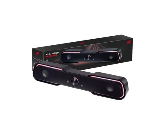 Акустическая система 2E PCS101 RGB 2.0 USB Black (2E-PCS101BK)