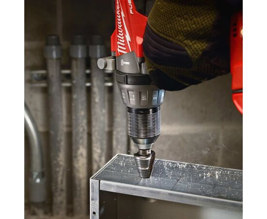 Набір свердл Milwaukee ступічастих 10 шт (48899350), зображення 2 Набір свердл Milwaukee ступічастих 10 шт (48899350), зображення 2