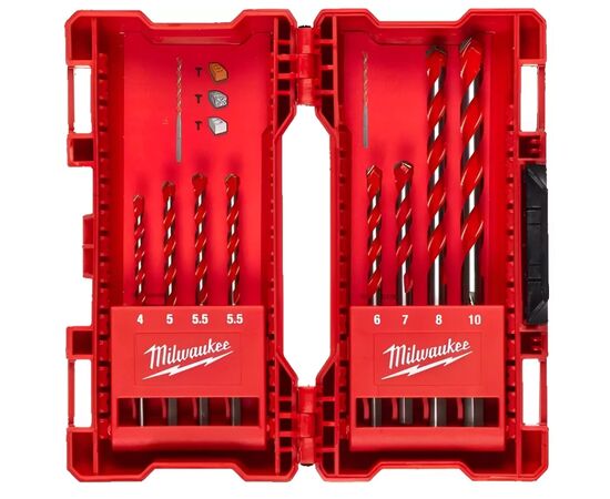 Набор сверл Milwaukee ударных по бетону Milwaukee Premium 8 шт. (4932471193)