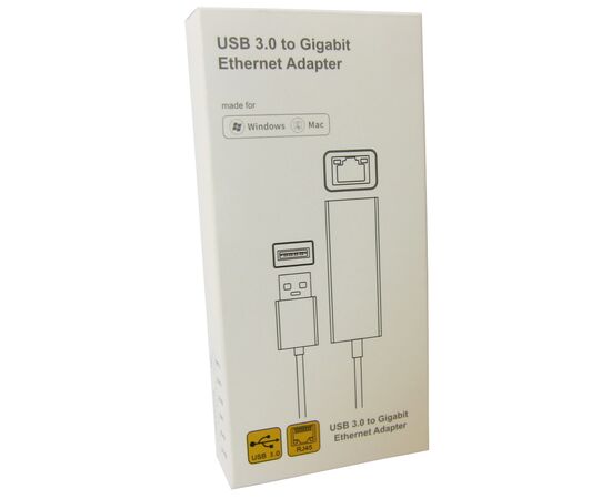 Переходник USB 3.0 to RJ45 Gigabit Lan Dynamode (DM-AD-GLAN), изображение 7 Переходник USB 3.0 to RJ45 Gigabit Lan Dynamode (DM-AD-GLAN), изображение 7