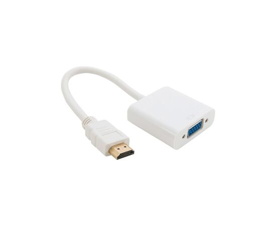 Перехідник micro HDMI M to VGA F 0.3m 4K/2K White Voltronic (YT-C-mcHDMI(M)/VGA(F)-W)