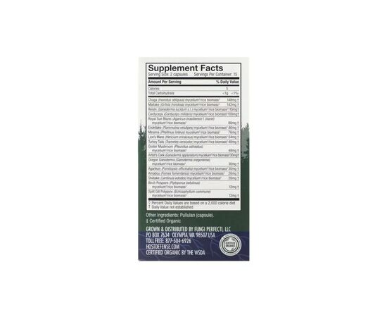Травы Fungi Perfecti Поддержка иммунитета, комплекс из 17 грибов, Mushrooms, Comprehen (FPI-03811), изображение 3 Травы Fungi Perfecti Поддержка иммунитета, комплекс из 17 грибов, Mushrooms, Comprehen (FPI-03811), изображение 3